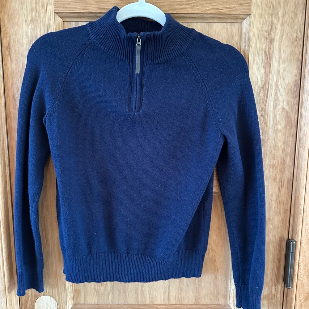 Crew cuts Boys cotton half zip sweater size 10